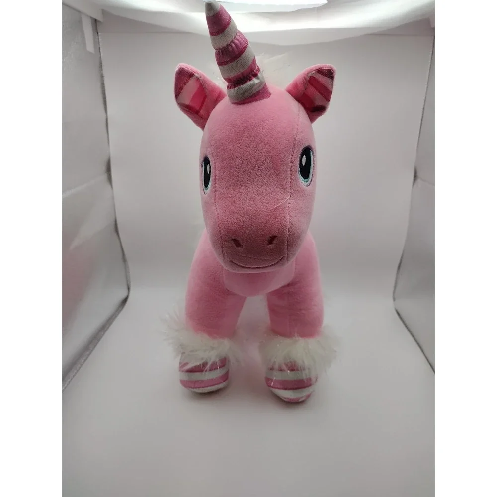 Build A Bear Workshop UNICORN Candy Stripe Bubblegum Pink PEGASUS 16